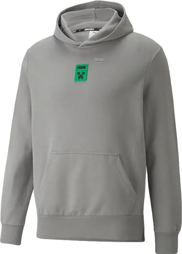Puma Puma x MINECRAFT Men's Hoodie Muškarci - Dukserice i džemperi s kapulja Puma - Bijela - 534376_76-M - Size: M