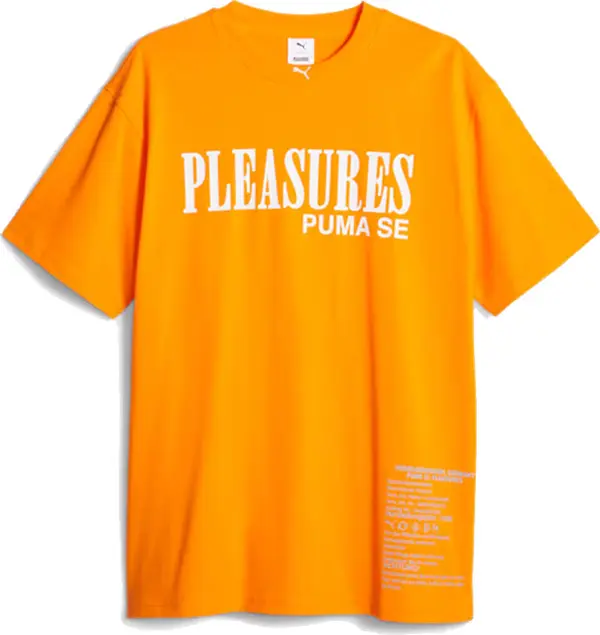 Puma Puma x PLEASURES Typo Tee Muškarci - Majice Puma - Narančasta - 620878-73-L - Size: L