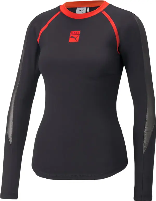 Puma Puma x Vogue Longsleeve Tight Top W Žene - Majice Puma - Crna - 535079_01-XS - Size: XS