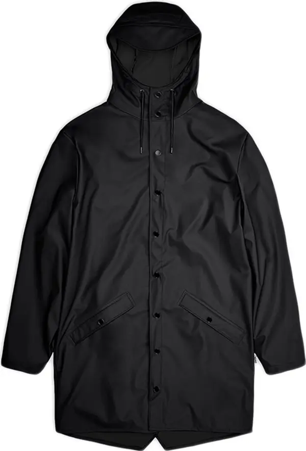 Rains Rains Long Jacket Black Unisex - Jakne Rains - Crna - 12020-01-M - Size: M
