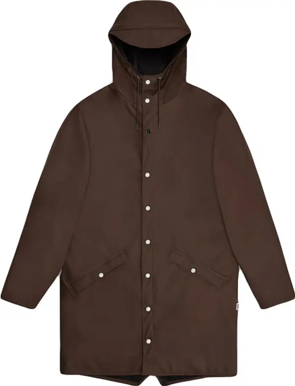 Rains Rains Long Jacket Frame Unisex - Jakne Rains - Smeđa - 12020-23-XL - Size: XL