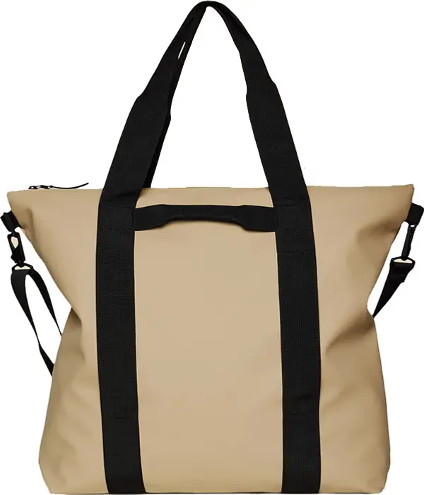 Rains Rains Tote Bag Sand Unisex - Ruksaci i torbe Rains - Svijetlo smeđa - 14150-24-One-size - Size: One size