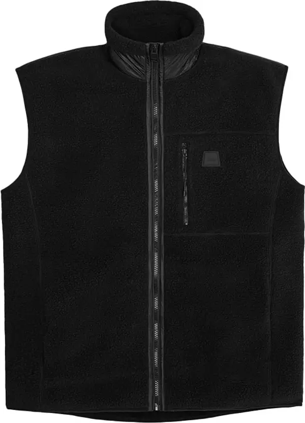 Rains Rains Yermo Fleece Vest Muškarci - Jakne Rains - Crna - 19100-01-S - Size: S