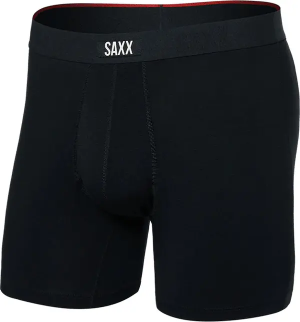 Saxx Saxx Vibe Xtra Soft Comfort Boxer Brief 6" Black SXVX24F-BLK Muškarci - Dolje Saxx - Crna - SXVX24F-BLK-M - Size: M
