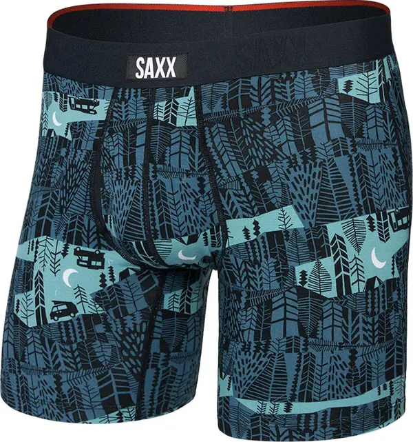 Saxx Saxx Vibe Xtra Soft Comfort Boxer Brief 6" Muškarci - Dolje Saxx - Plava - SXVX24F-TCL-M - Size: M