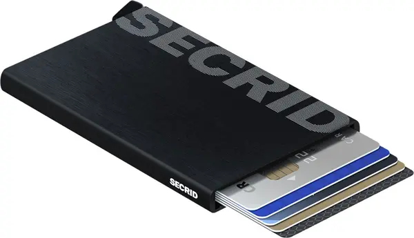 Secrid Secrid Cardprotector Laser Logo Black Unisex - Novčanik Secrid - Crna - CLa-Logo-black-One-size - Size: One size
