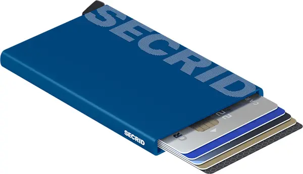 Secrid Secrid Cardprotector Laser Logo Blue Unisex - Novčanik Secrid - Plava - CLa-Logo-Blue-One-size - Size: One size