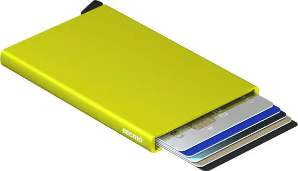 Secrid Secrid Cardprotector Lime Unisex - Novčanik Secrid - Žuta - C-Lime-One-size - Size: One size