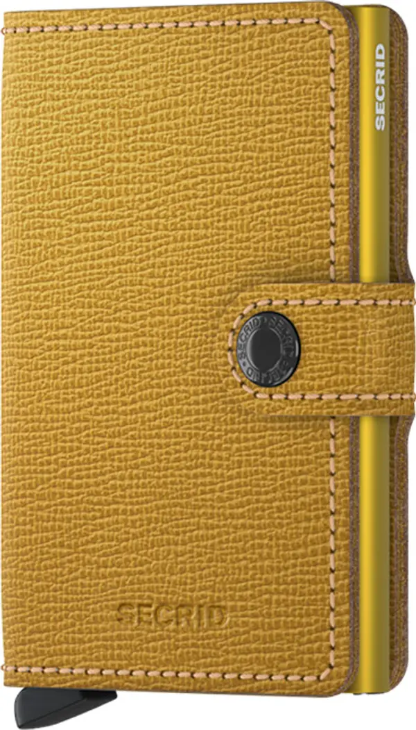 Secrid Secrid Miniwallet Crisple Ochre Unisex - Novčanik Secrid - Žuta - MC-Ochre-One-size - Size: One size
