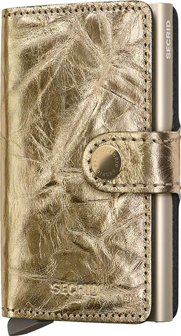 Secrid Secrid Miniwallet Crunch Gold Unisex - Novčanik Secrid - Gold - MCr-Gold-One-size - Size: One size