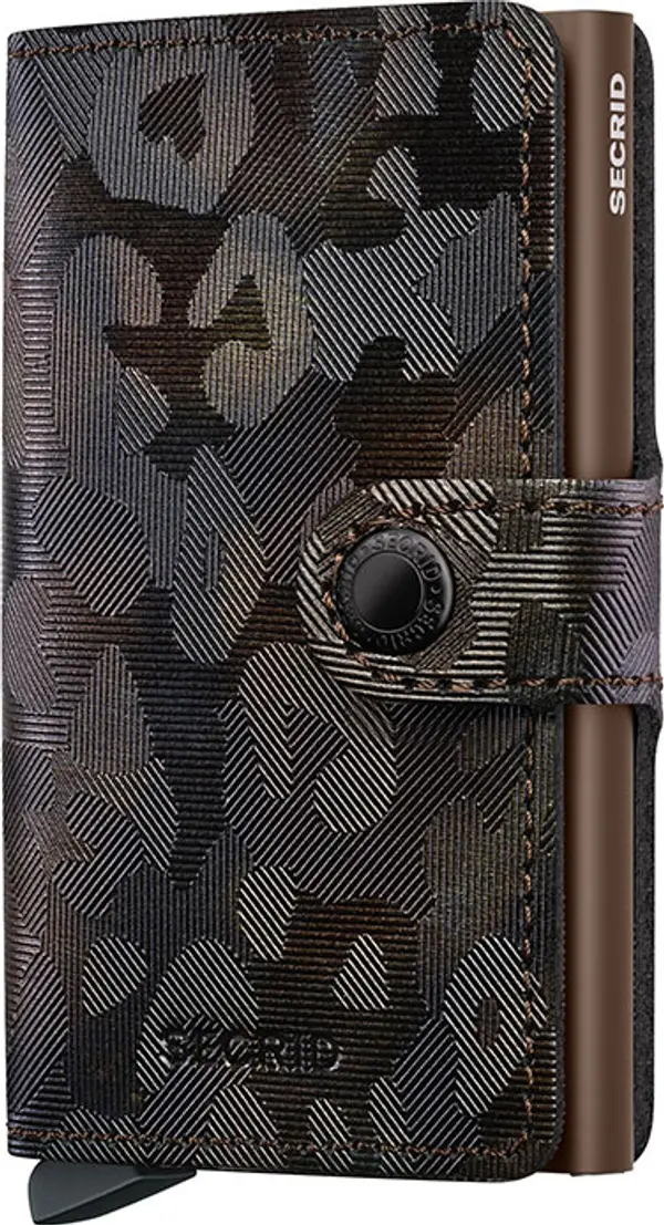 Secrid Secrid Miniwallet Jungle Brown Unisex - Novčanik Secrid - Smeđa - MJu-Brown-One-size - Size: One size