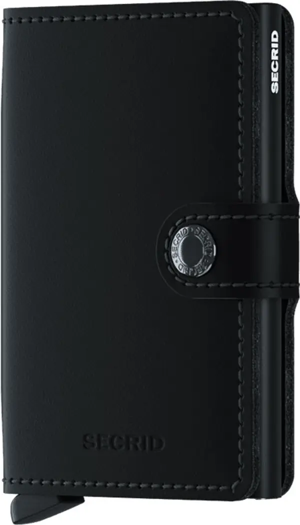 Secrid Secrid Miniwallet Matte Black Unisex - Novčanik Secrid - Crna - MM-Black-One-size - Size: One size
