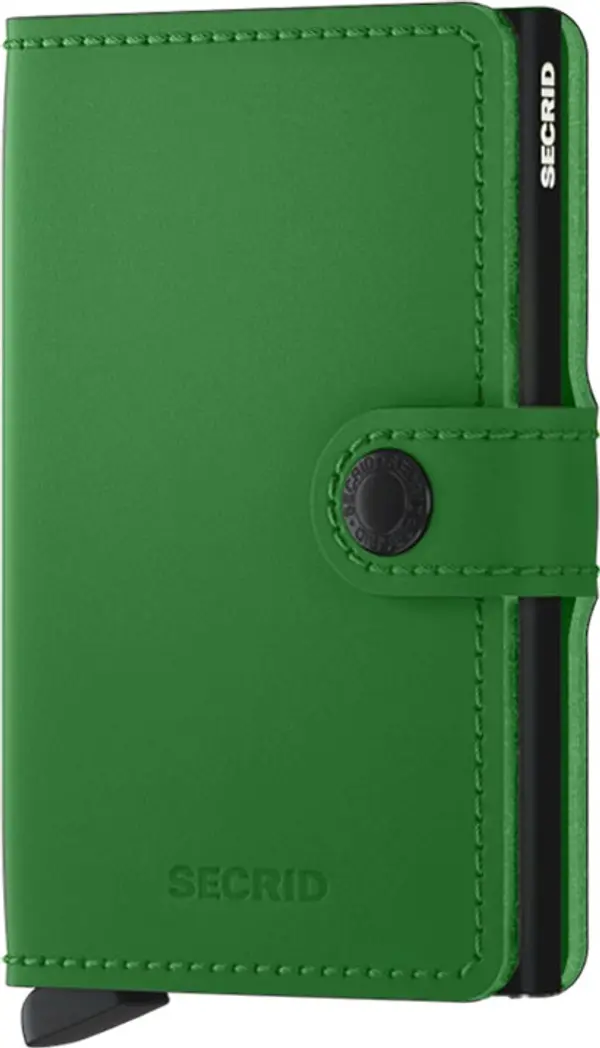Secrid Secrid Miniwallet Matte Bright Green Unisex - Novčanik Secrid - Zelena - MM-Bright-Green-One-size - Size: One size