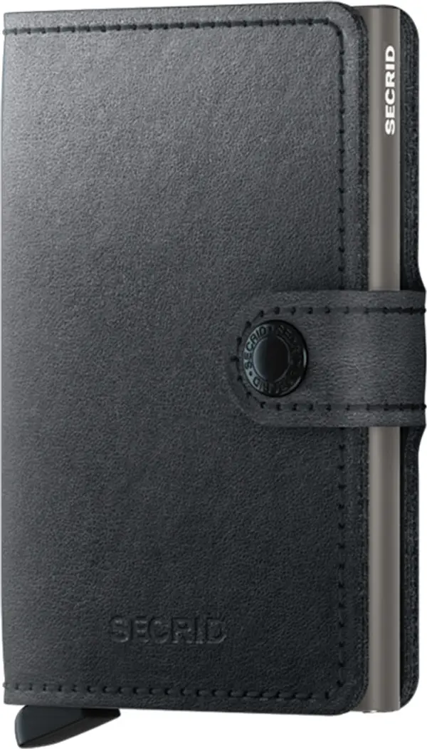 Secrid Secrid Miniwallet MIRUM Plant-Based Black Unisex - Novčanik Secrid - Crna - MMi-Black-One-size - Size: One size