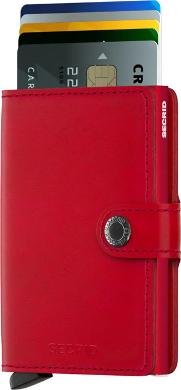 Secrid Secrid Miniwallet Original Red-Red Unisex - Novčanik Secrid - Crvena - M-RED-RED-One-size - Size: One size