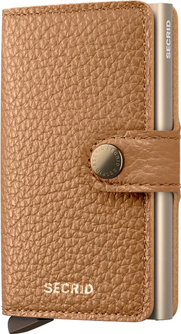 Secrid Secrid Miniwallet Pebble Cappuccino Unisex - Novčanik Secrid - Svijetlo smeđa - MPe-Cappuccino-One-size - Size: One size