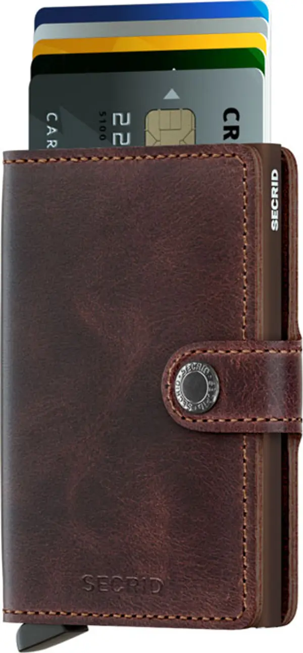 Secrid Secrid Miniwallet Vintage Chocolate Unisex - Novčanik Secrid - Smeđa - M-VINTAGE-CHOCOLATE-One-size - Size: One size