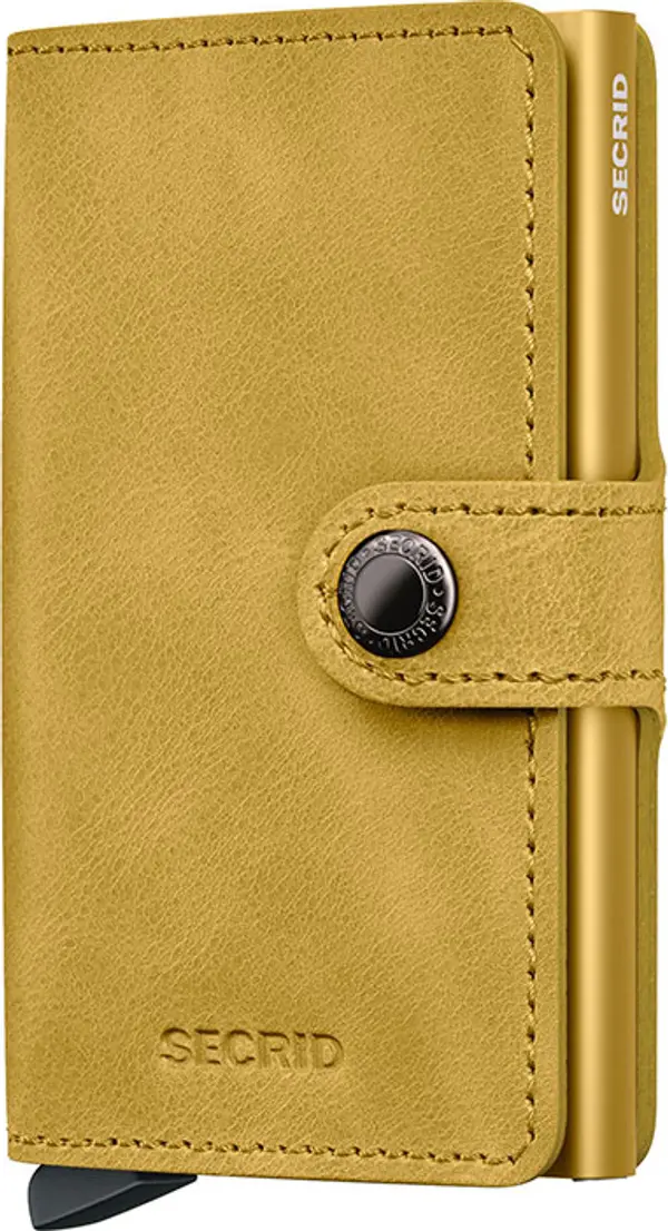 Secrid Secrid Miniwallet Vintage Yellow Unisex - Novčanik Secrid - Žuta - MV-Yellow-One-size - Size: One size