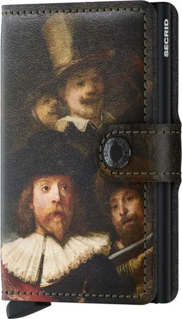 Secrid Secrid Miniwallet x Art Night Watch Unisex - Novčanik Secrid - Smeđa - MAr-Night-One-size - Size: One size