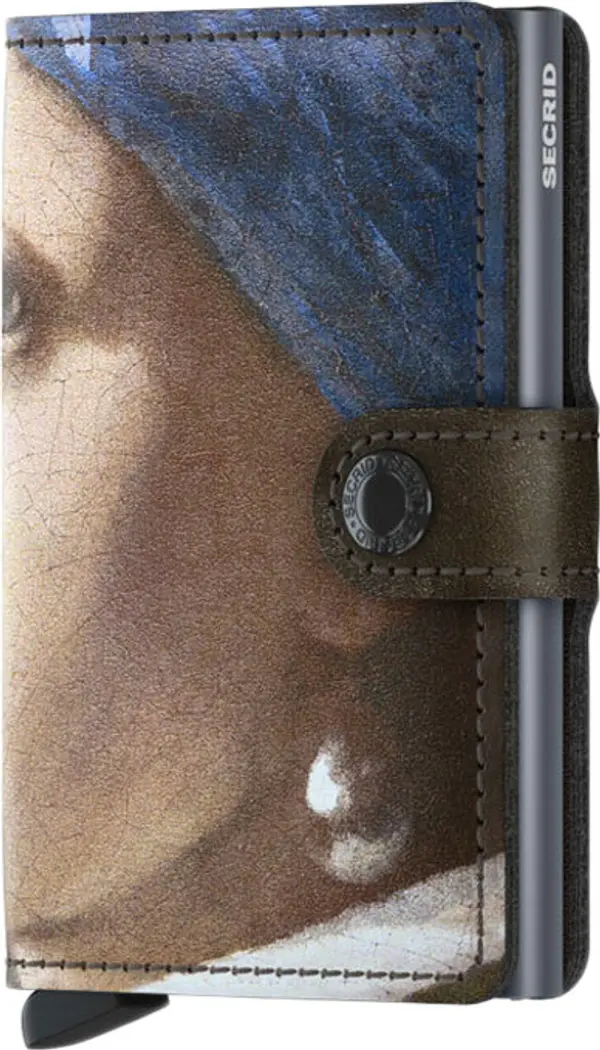 Secrid Secrid Miniwallet x Art Pearl Earring Unisex - Novčanik Secrid - Smeđa - MAr-Pearl-One-size-1 - Size: One size