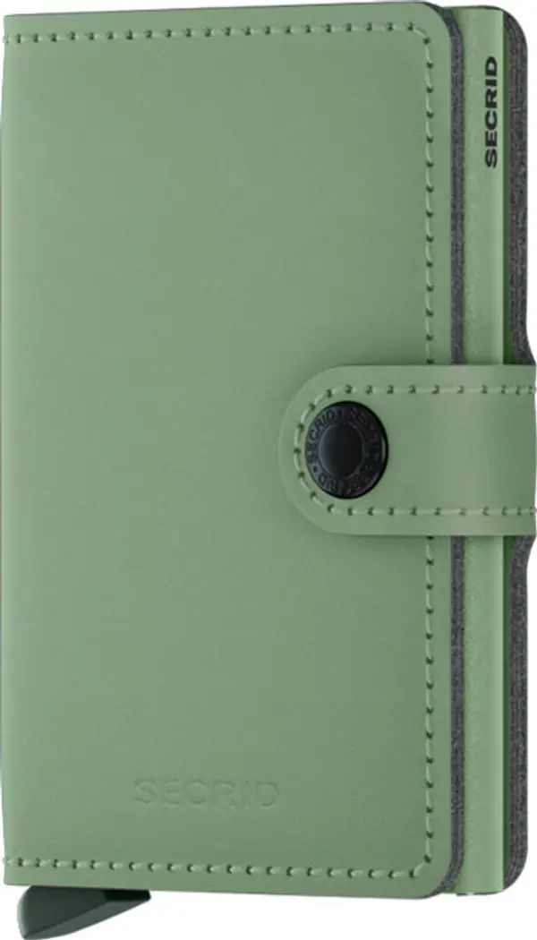 Secrid Secrid Miniwallet Yard Powder Pistachio Unisex - Novčanik Secrid - Zelena - MYp-Pistachio-One-size - Size: One size