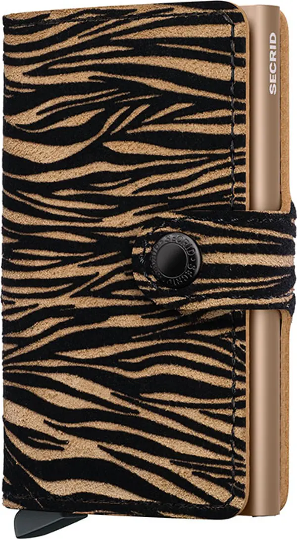 Secrid Secrid Miniwallet Zebra Beige Unisex - Novčanik Secrid - Beige - MZe-Beige-One-size - Size: One size