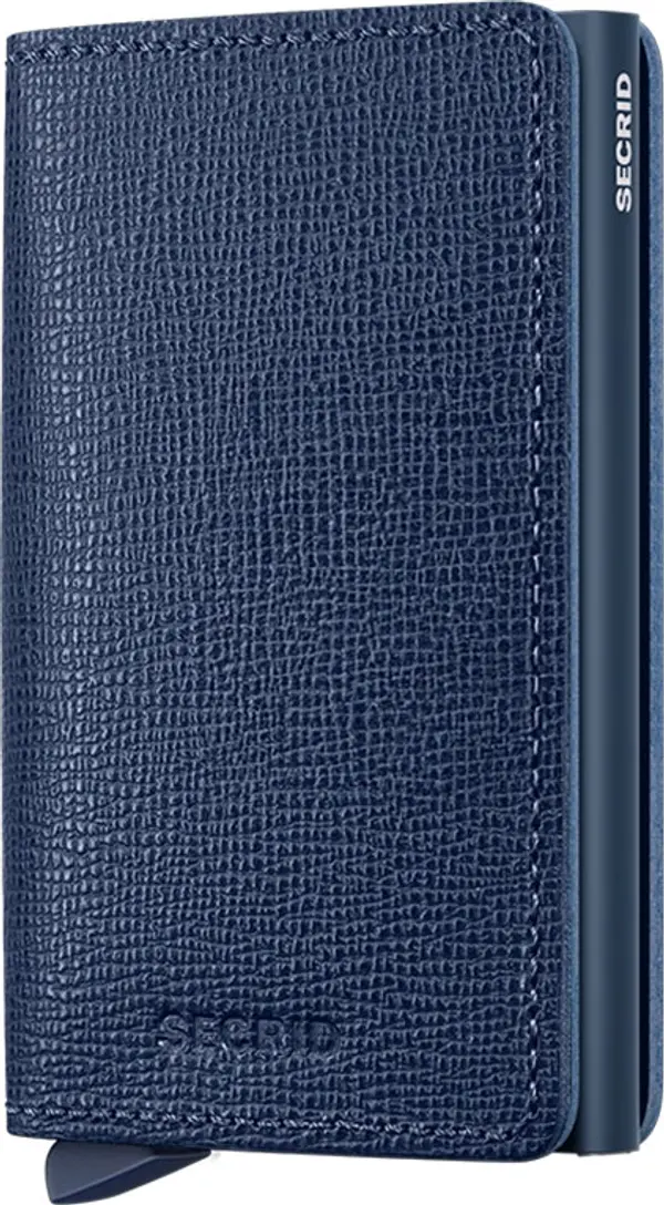 Secrid Secrid Slimwallet Crisple Navy Unisex - Novčanik Secrid - Plava - SC-Navy-One-size - Size: One size