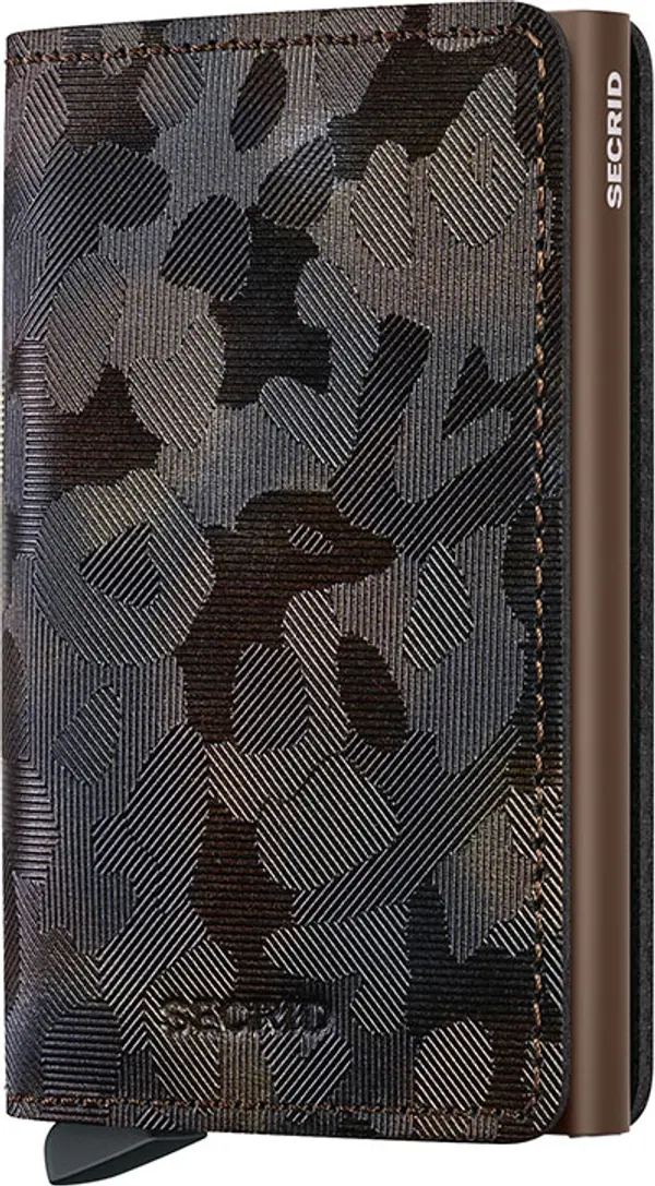 Secrid Secrid Slimwallet Jungle Brown Unisex - Novčanik Secrid - Smeđa - SJu-Brown-One-size - Size: One size