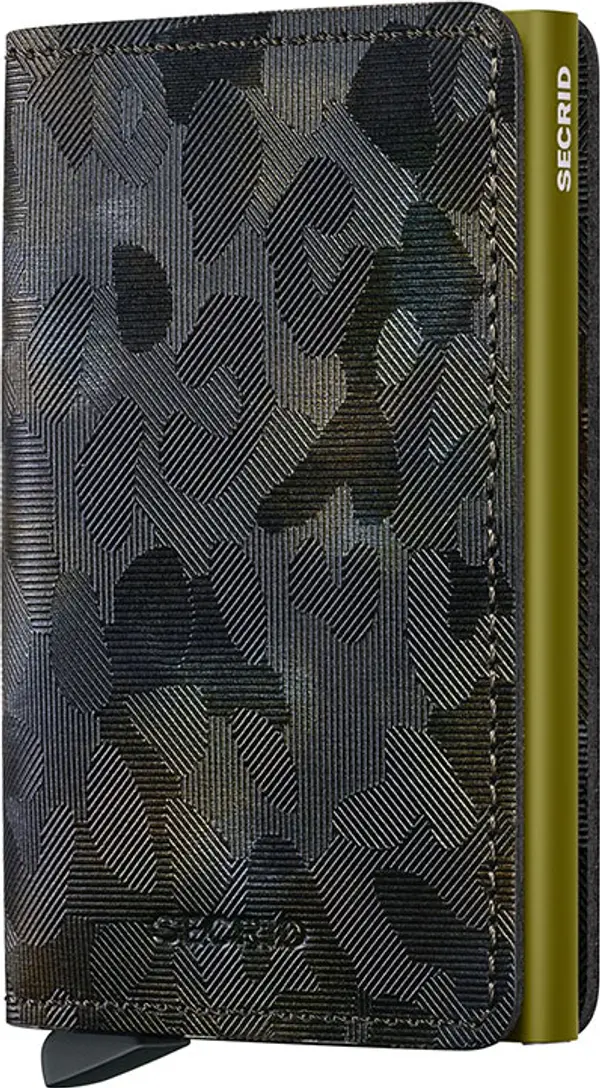Secrid Secrid Slimwallet Jungle Moss Unisex - Novčanik Secrid - Crna - SJu-Moss-One-size - Size: One size