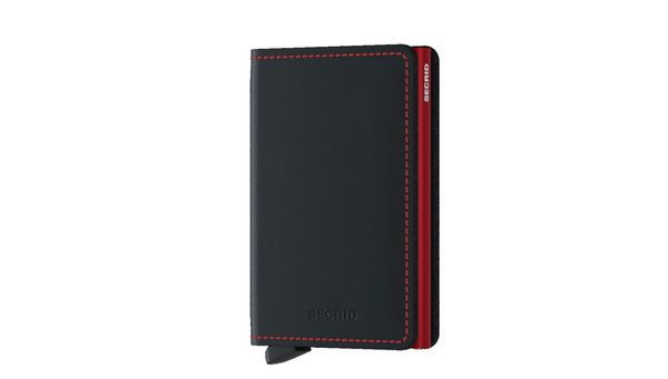 Secrid Secrid Slimwallet Matte Black & Red