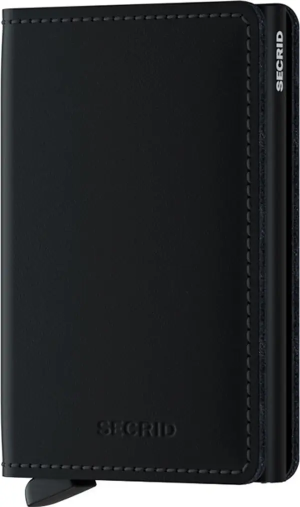 Secrid Secrid Slimwallet Matte Black Unisex - Novčanik Secrid - Crna - SM-Black-Matte-One-size - Size: One size