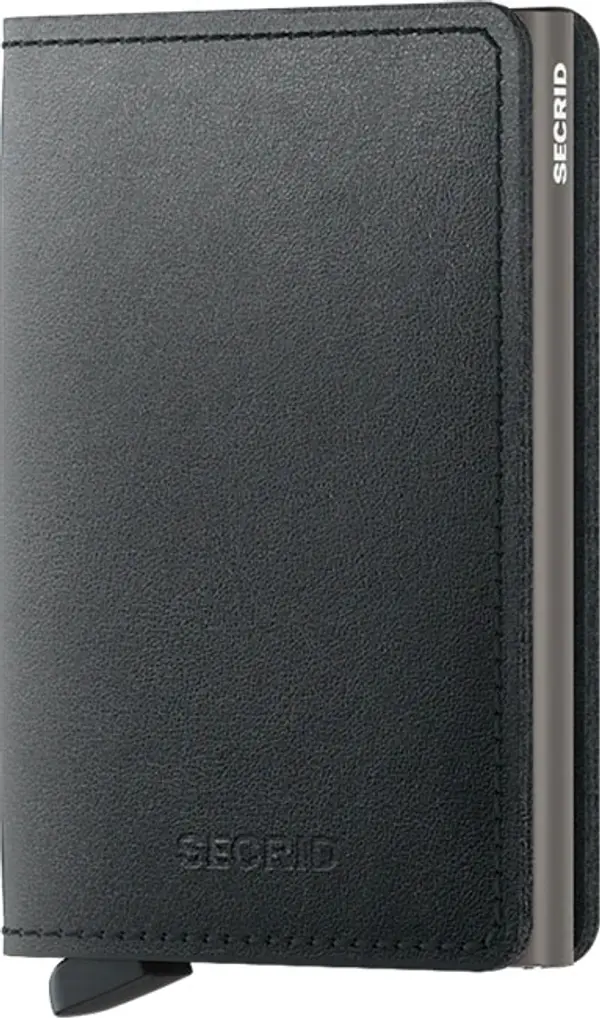 Secrid Secrid Slimwallet Mirum Plant Based Black Unisex - Novčanik Secrid - Crna - SMi-Black-One-size - Size: One size