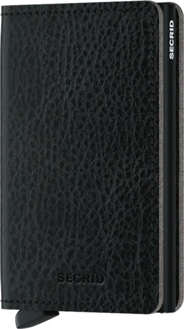 Secrid Secrid Slimwallet Veg Black-Black Unisex - Novčanik Secrid - Crna - SVg-Black-Black-One-size - Size: One size