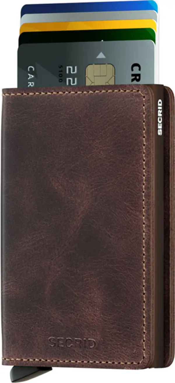 Secrid Secrid Slimwallet Vintage Chocolate Unisex - Novčanik Secrid - Smeđa - SV-CHOCOLATE-One-size - Size: One size