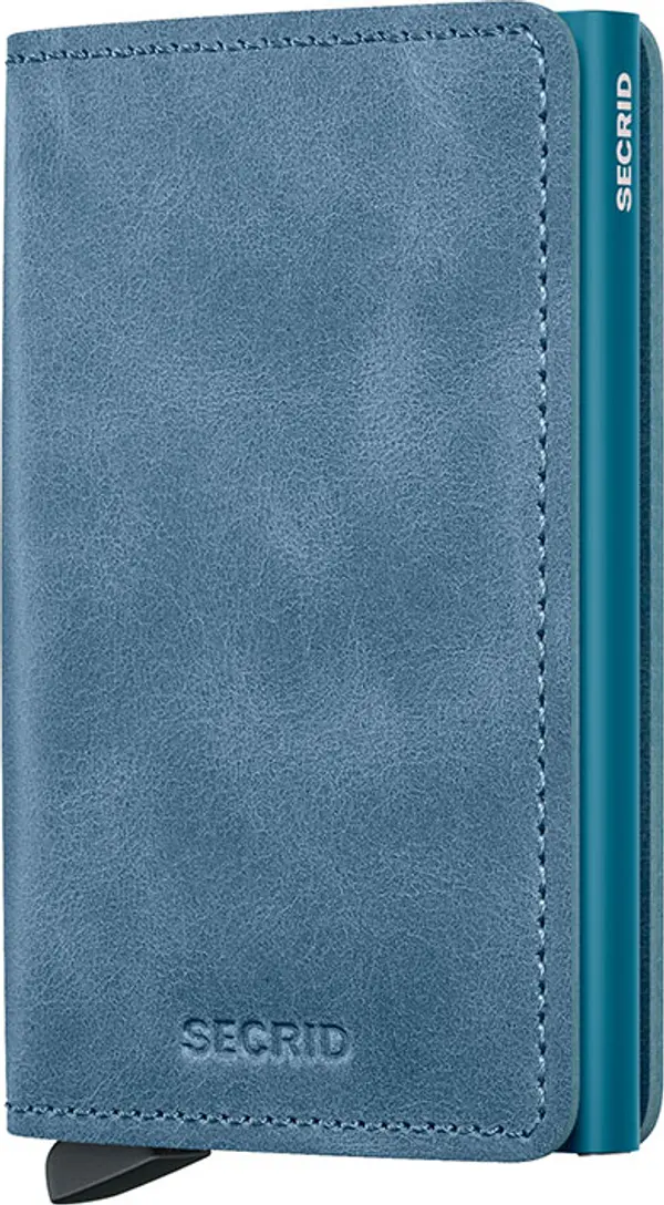 Secrid Secrid Slimwallet Vintage Teal Unisex - Novčanik Secrid - Plava - SV-Teal-One-size - Size: One size