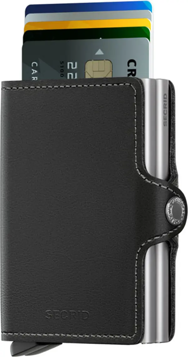 Secrid Secrid Twinwallet Original Black Unisex - Novčanik Secrid - Crna - TO-BLACK-One-size - Size: One size