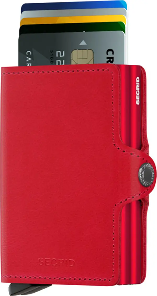 Secrid Secrid Twinwallet Original Red-Red Unisex - Novčanik Secrid - Crvena - TO-RED-RED-One-size - Size: One size