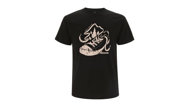 Shooos Shooos Earth positive Black T-Shirt Limited Edition