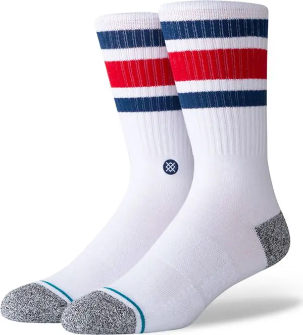 Stance Stance Boyd St Blue Unisex - Nogavice Stance - Bijela - A556A20BOS-BLU-M - Size: 5,5-8-(M)