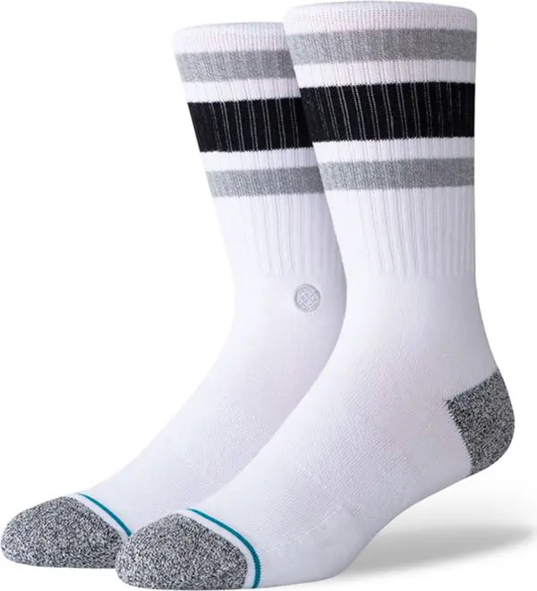 Stance Stance Boyd St White Unisex - Nogavice Stance - Bijela - A556A20BOS-WHT-M - Size: 5,5-8-(M)