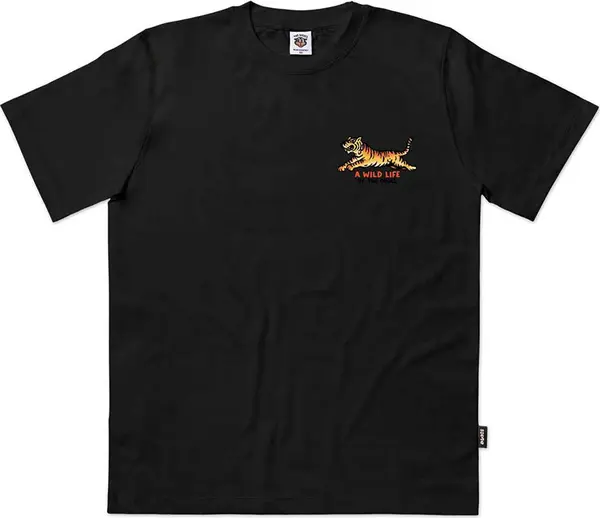 The Dudes The Dudes A Wild Life Classic Premium T-Shirt Muškarci - Majice The Dudes - Crna - 10024402-M - Size: M