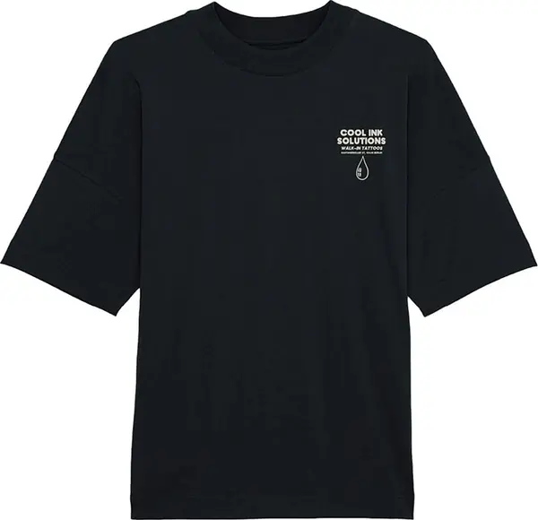 The Dudes The Dudes Cool Ink Premium Oversized T-Shirt Black Muškarci - Majice The Dudes - Crna - 104902-SS24-M - Size: M