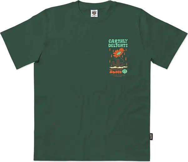 The Dudes The Dudes Earthly Delights Classic T-Shirt Premium Bottle Green Muškarci - Majice The Dudes - Zelena - 10073071-M - Size: M