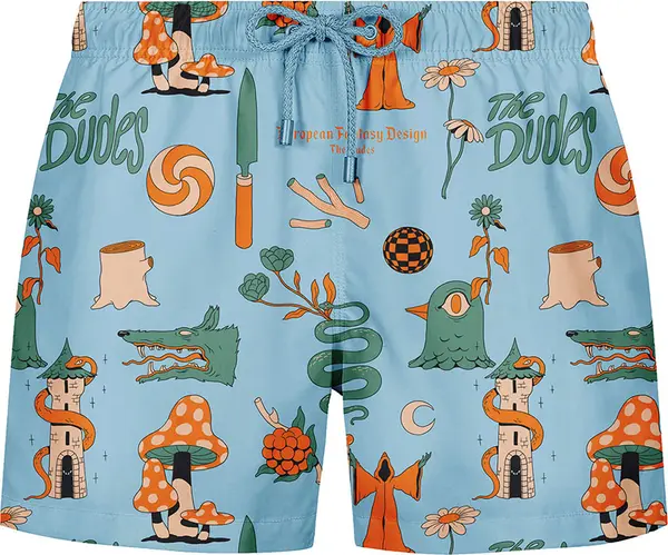 The Dudes The Dudes European Fantasy Blue Swim Shorts  Muškarci - Kratke hlače The Dudes - Višebojna - 10069462-M - Size: M