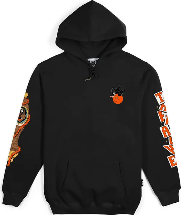 The Dudes The Dudes Hawke Seasonal Hoody Muškarci - Dukserice i džemperi s kapulja The Dudes - Crna - 10021602-L - Size: L