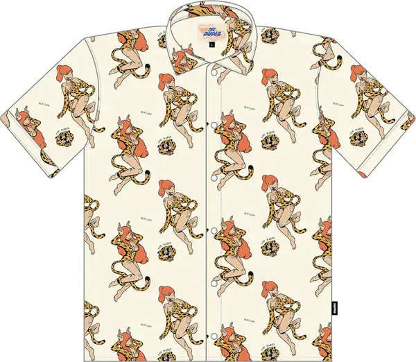 The Dudes The Dudes Leopard Hawaiian Shirt Muškarci - košulja The Dudes - Bezbojan - 202362-XL - Size: XL