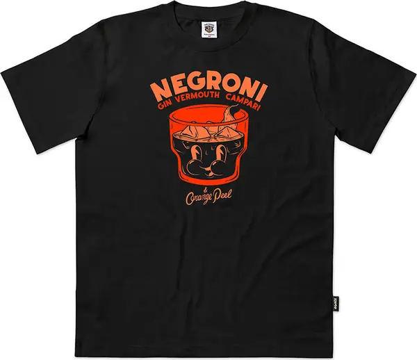 The Dudes The Dudes Negroni Classic T-Shirt Standard Black Muškarci - Majice The Dudes - Crna - 10079402-M - Size: M