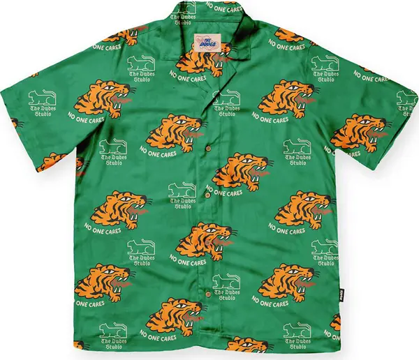 The Dudes The Dudes No one cares pattern Hawaiian Shirt Muškarci - košulja The Dudes - Velikobojan - 10036462-M - Size: M