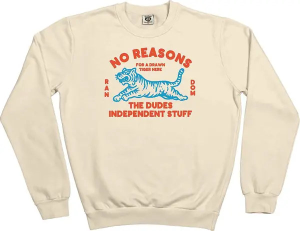 The Dudes The Dudes No reasons Classic Sweatshirt Muškarci - Dukserice i džemperi s kapulja The Dudes - Bezbojan - 10033567-M - Size: M