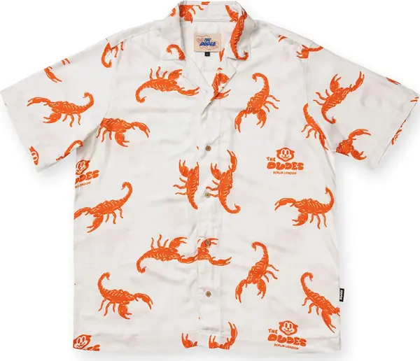 The Dudes The Dudes Scorpions Hawaiian Shirt Muškarci - košulja The Dudes - Crvena - 1001562-L - Size: L